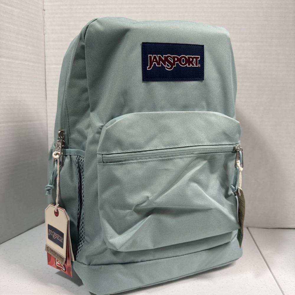 JanSport Cross Town Plus Backpack  - Faded Sage NEW